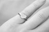 heart signet pinkie ring