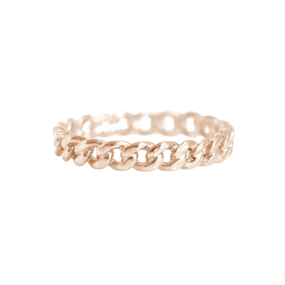 Chain Ring Rose Gold
