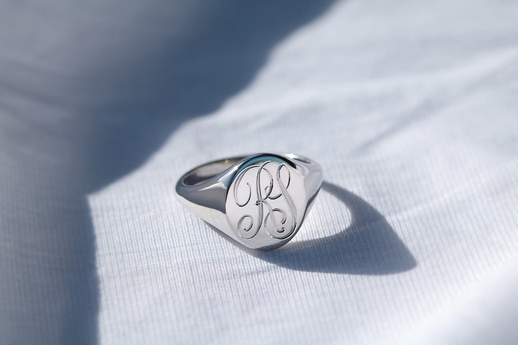 Initial Signet Ring