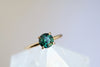 four prong solitaire sapphire engagement ring