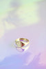 initial signet ring with engraved letters