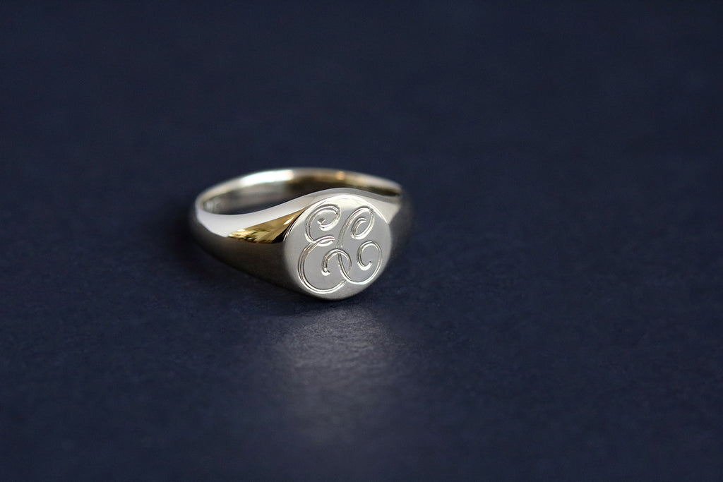 engraved signet ring