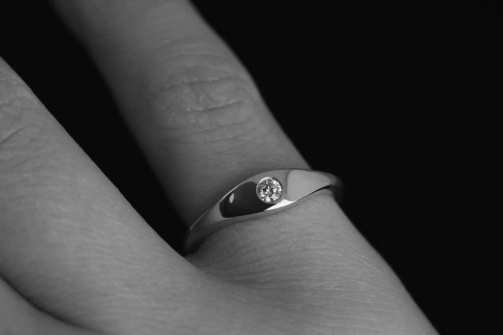 small diamond ring