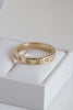Square Diamond Band Yellow Gold