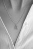 Gothic R Letter Necklace